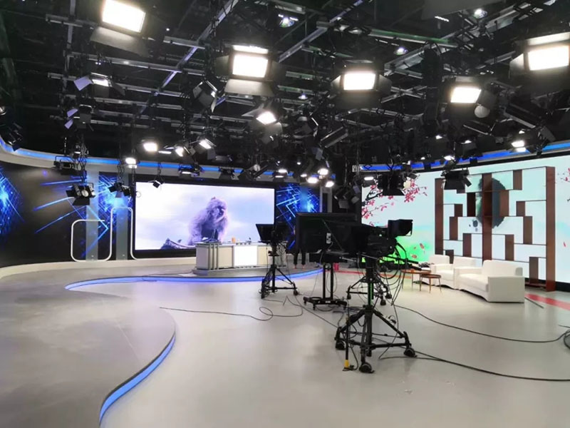 4K Definizio Ultra-Altuko Convergence Media Broadcast Studio (342㎡) Xinjiang Telebistari erabiltzeko entregatua2